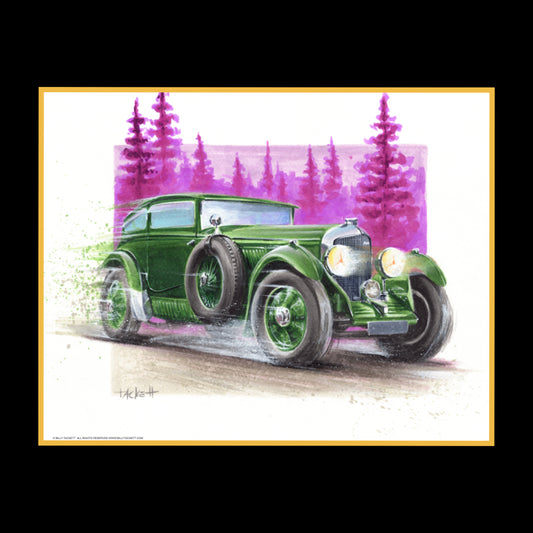 1936 Bentley Art Print