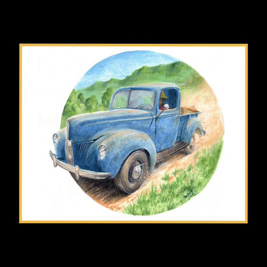 1941 Ford Pickup Art Print