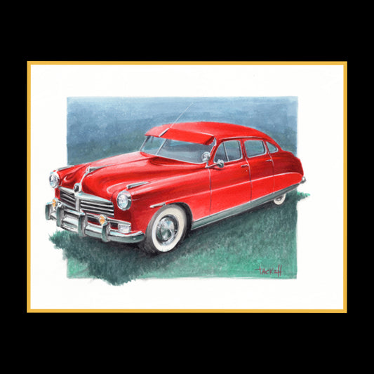 1954 Hudson Commodore Art Print