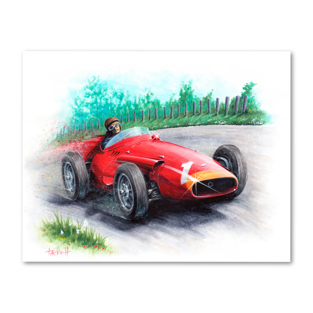 1957 Maserati 250f Original Painting