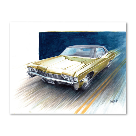 1968 Chevrolet Impala Wall Art