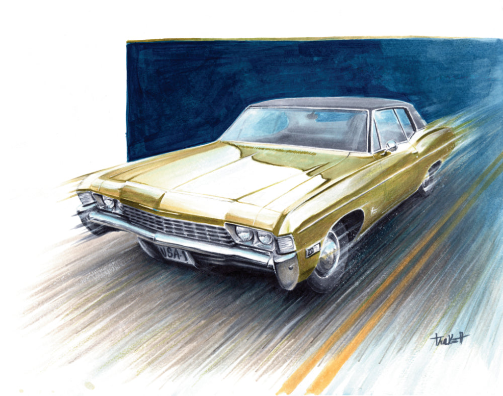 1968 Chevrolet Impala Art Print