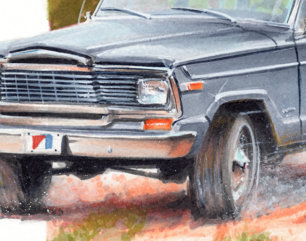 1979 Jeep Wagoneer Art Print – Billy Tackett 1979-jeep-wagoneer-art-print-billy-tackett