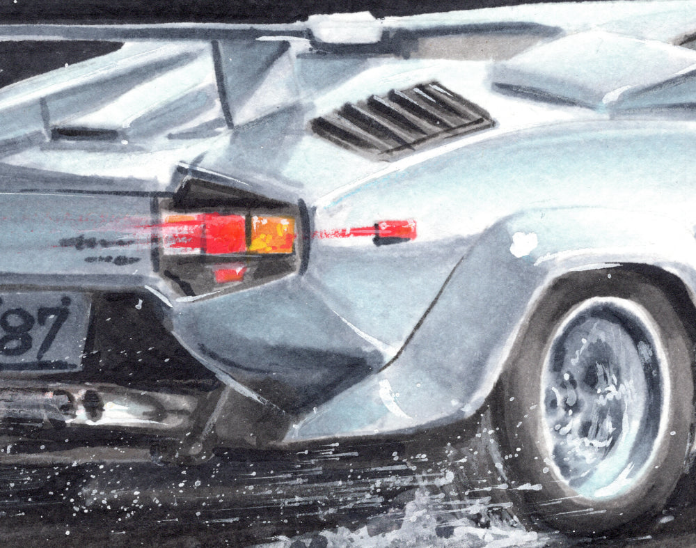 1987 Lamborghini Wall Art