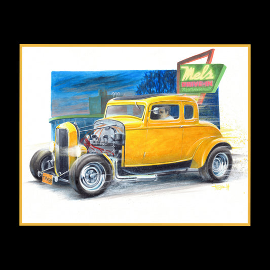 American Graffiti - Milner Original Painting