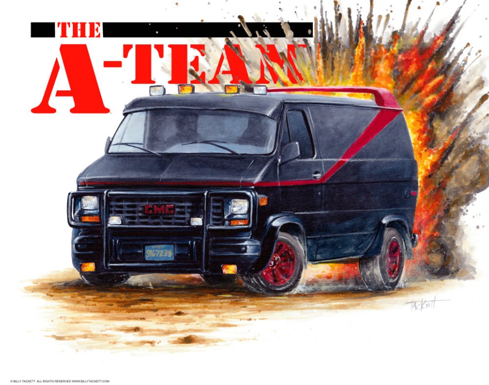 A-Team - 11x14 Signed Art Print