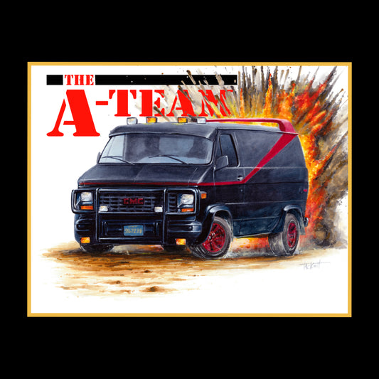 A-Team - 11x14 Signed Art Print