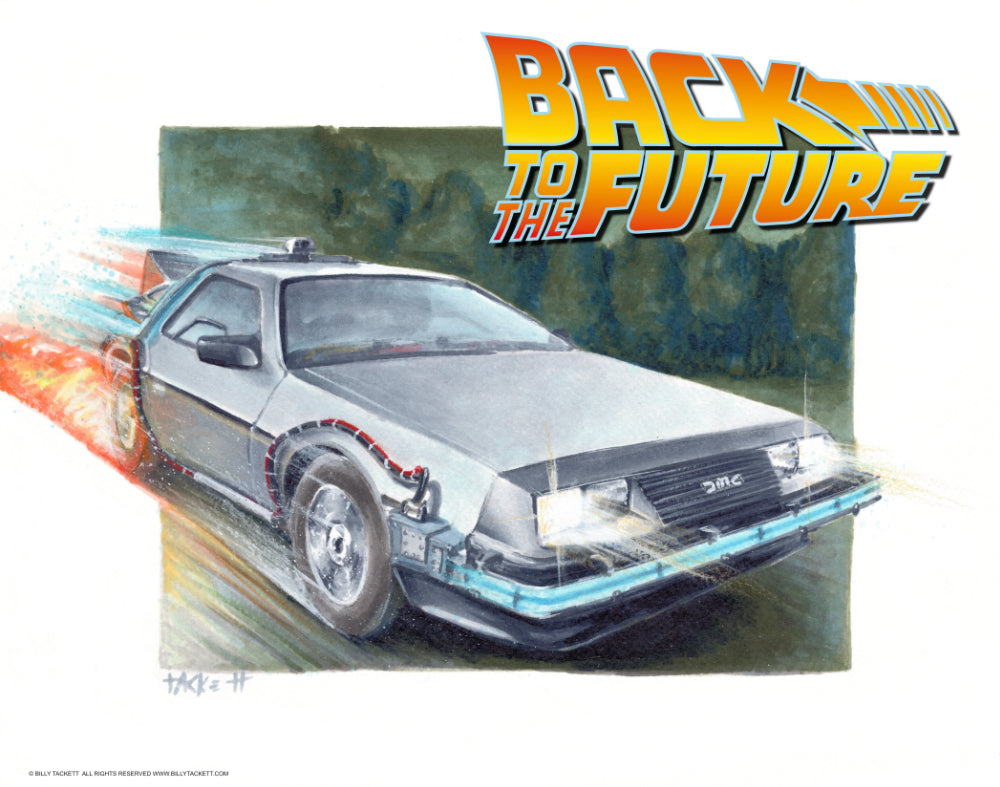 Back To The Future Wall Art