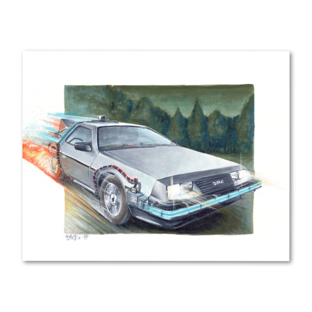 Back To The Future Original Painting