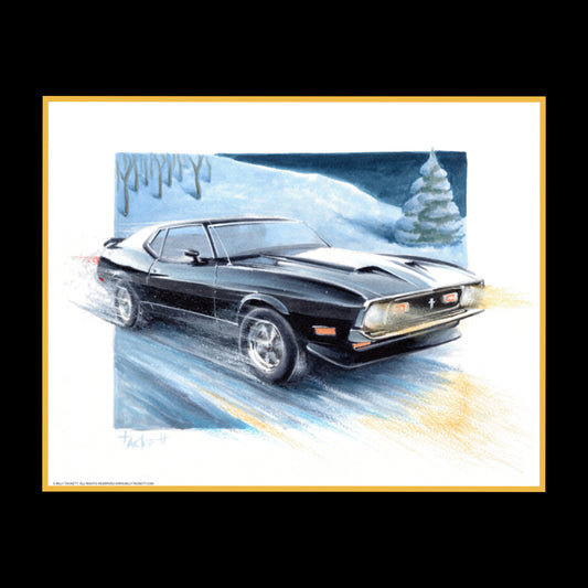 1972 Mustang Art Print