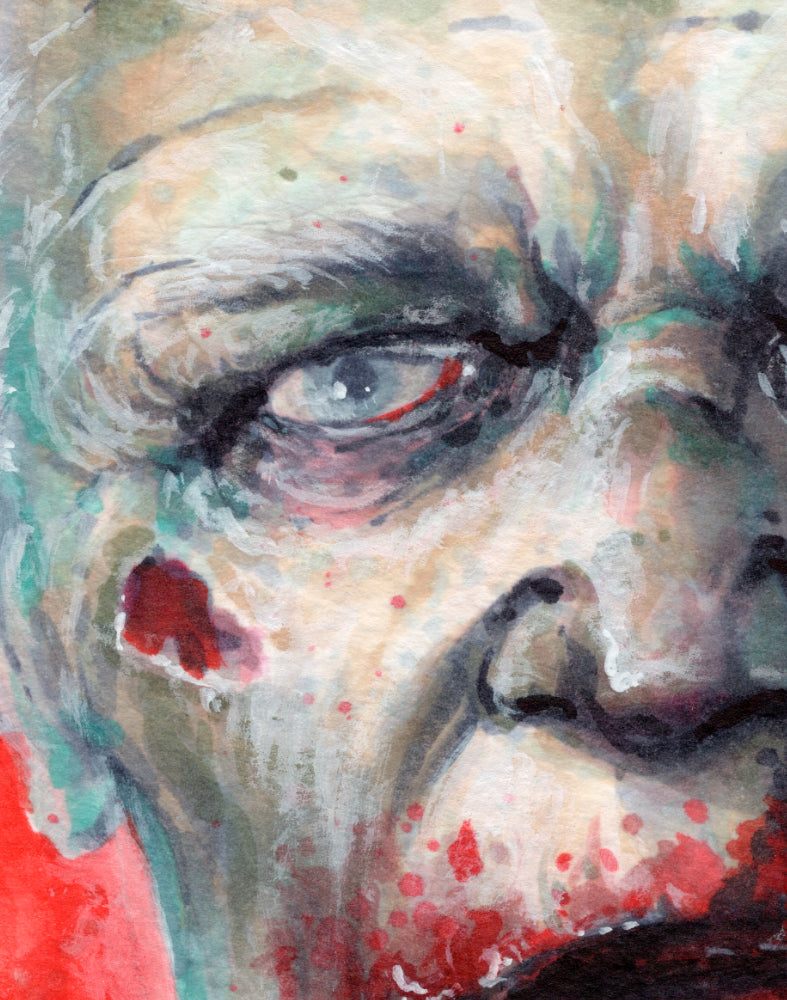 Zombie Joe Biden Art Print