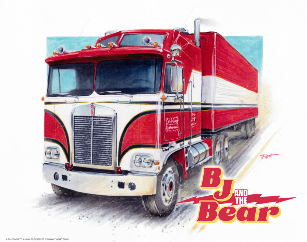 BJ And The Bear Art Print