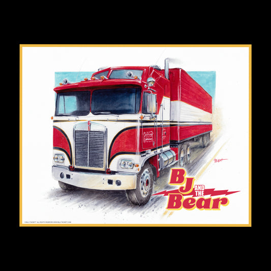 BJ And The Bear Art Print
