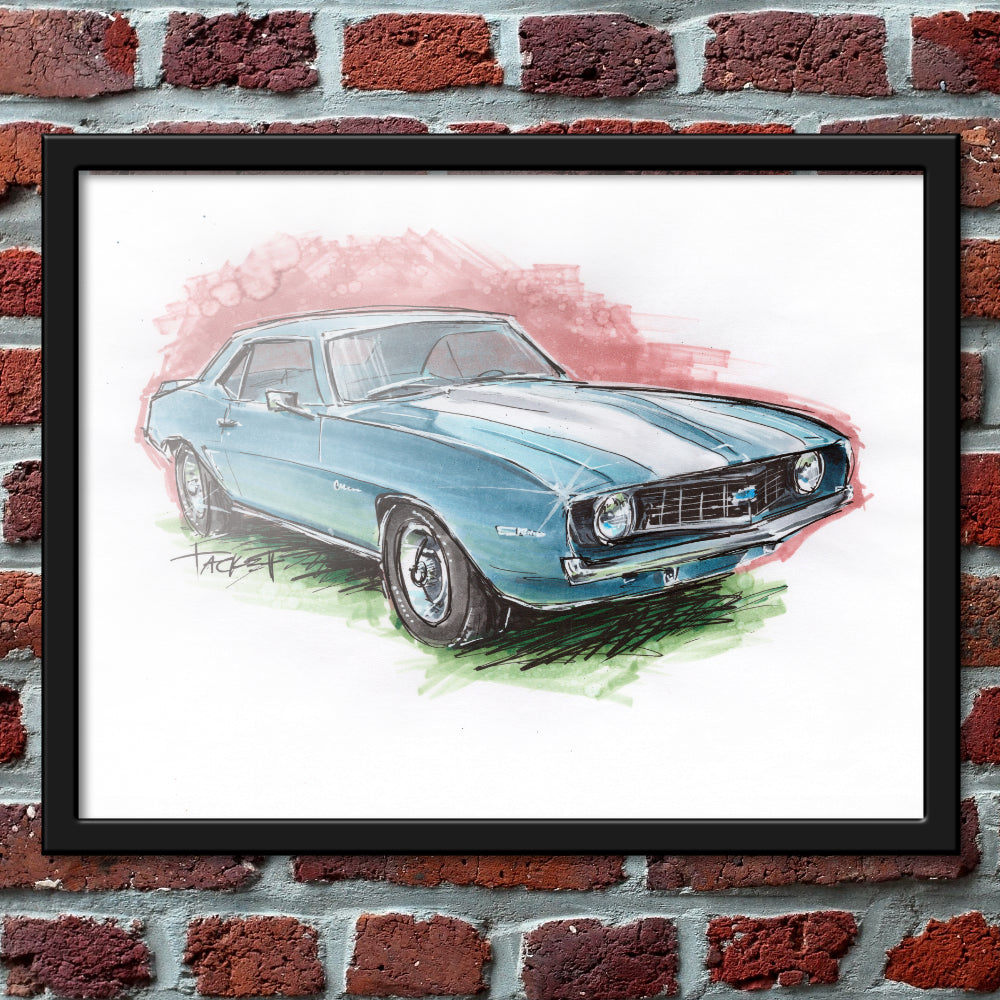 Framed Car Portrait