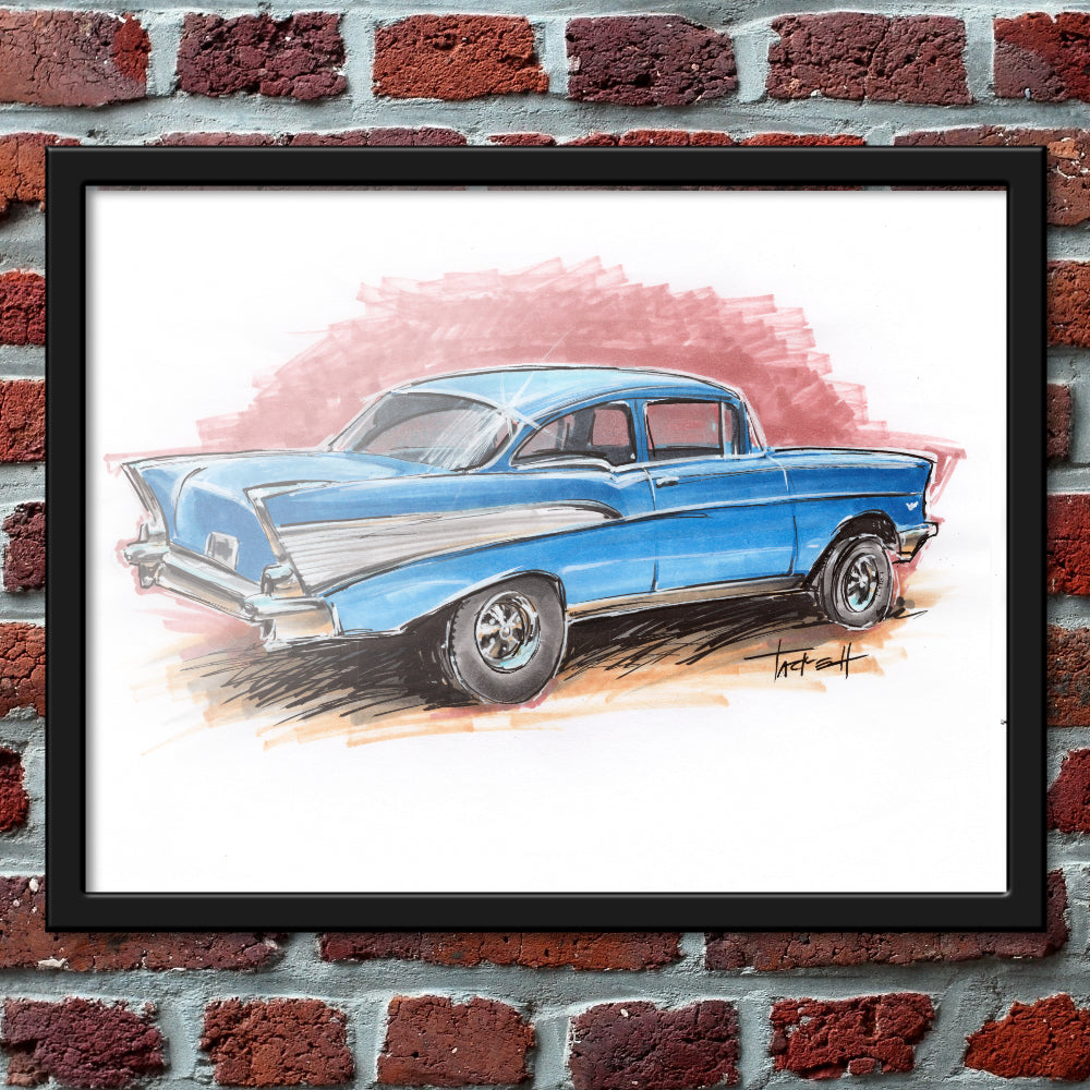 Framed Car Portrait