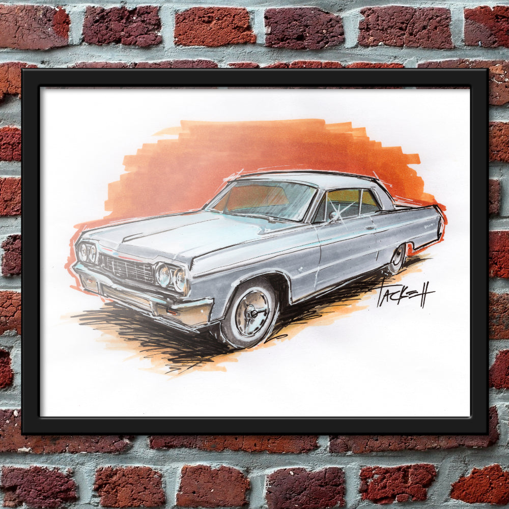 Framed Car Portrait