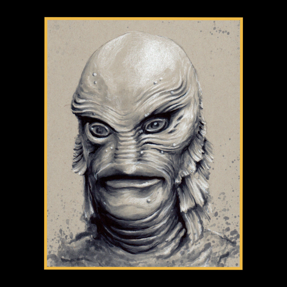 Creature From The Black Lagoon Art Print