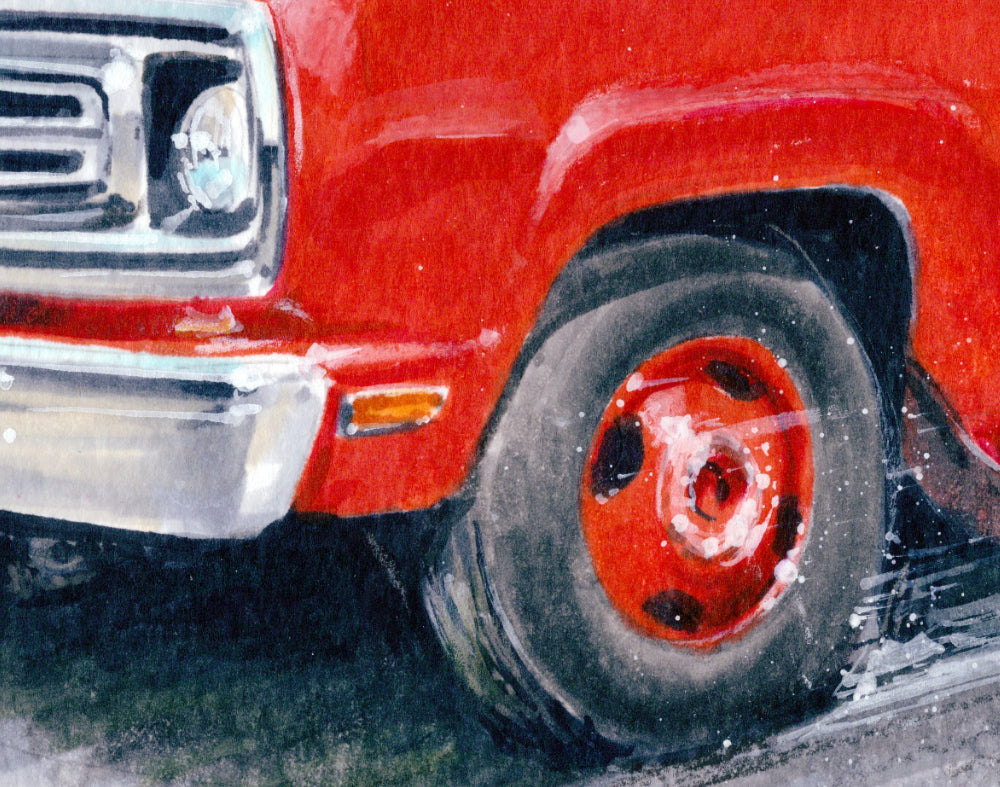 Emergency! 1972 Dodge Original Painting