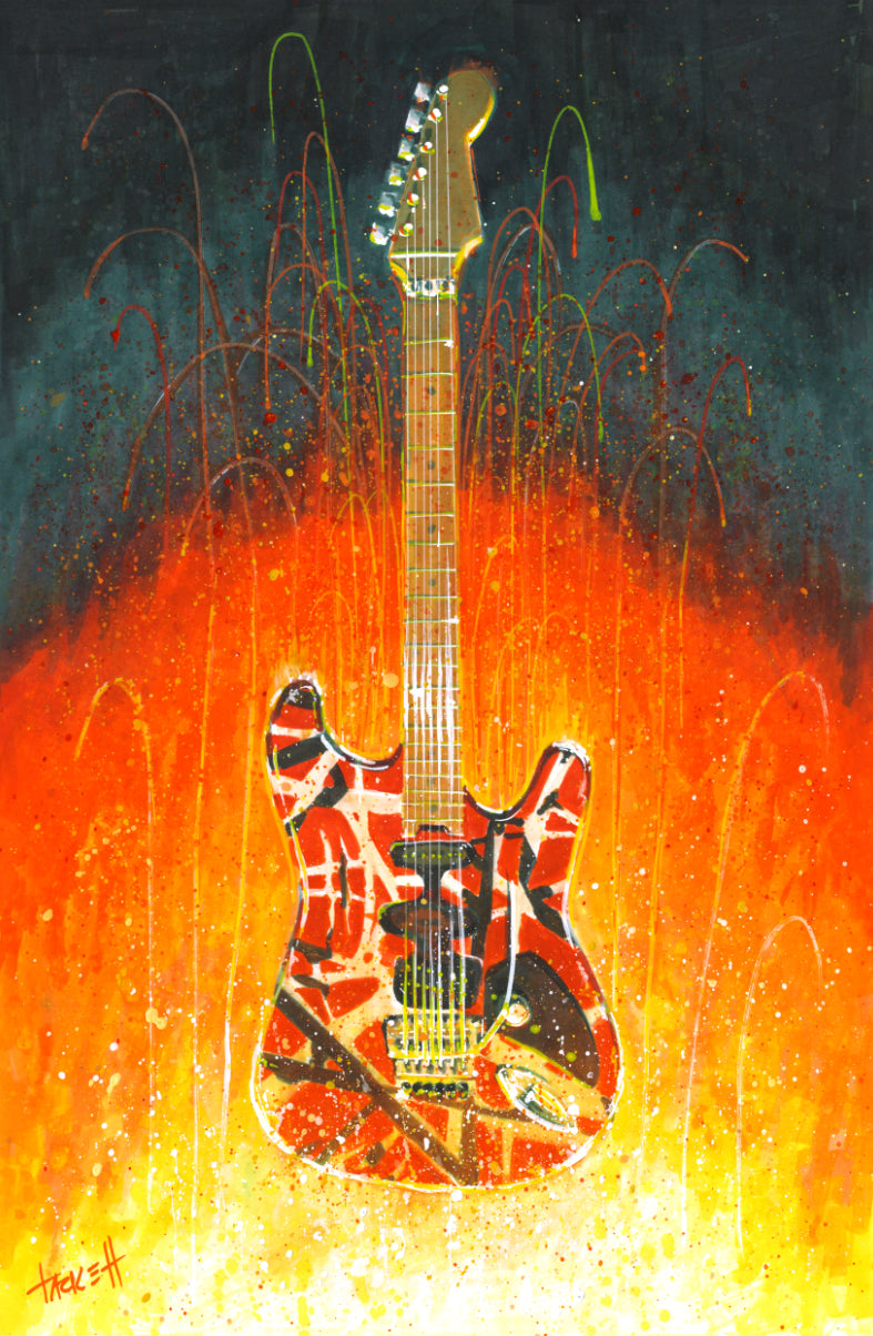 Eddie Van Halen Original Painting