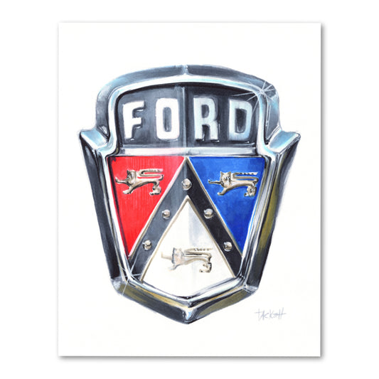Ford Badge Original Painting