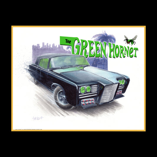 Green Hornet Art Print w/ Logo