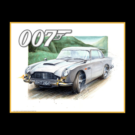 James Bond Art Print