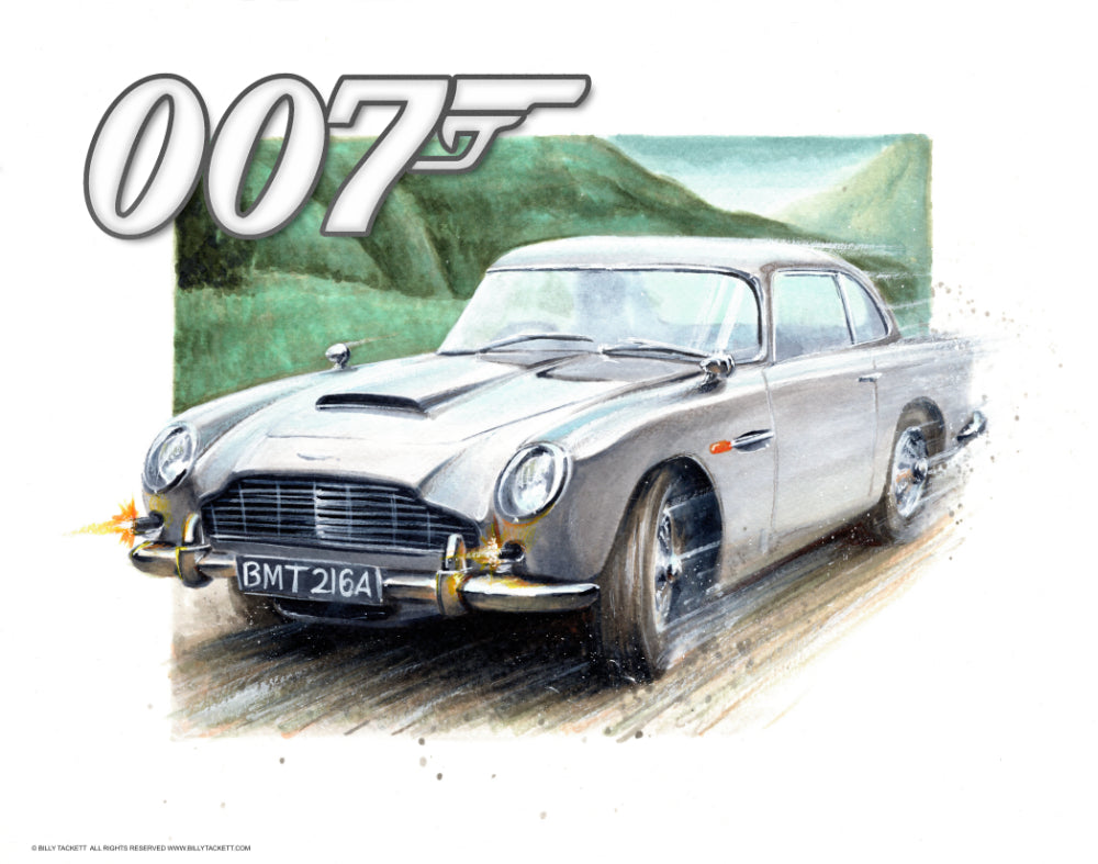 James Bond Art Print