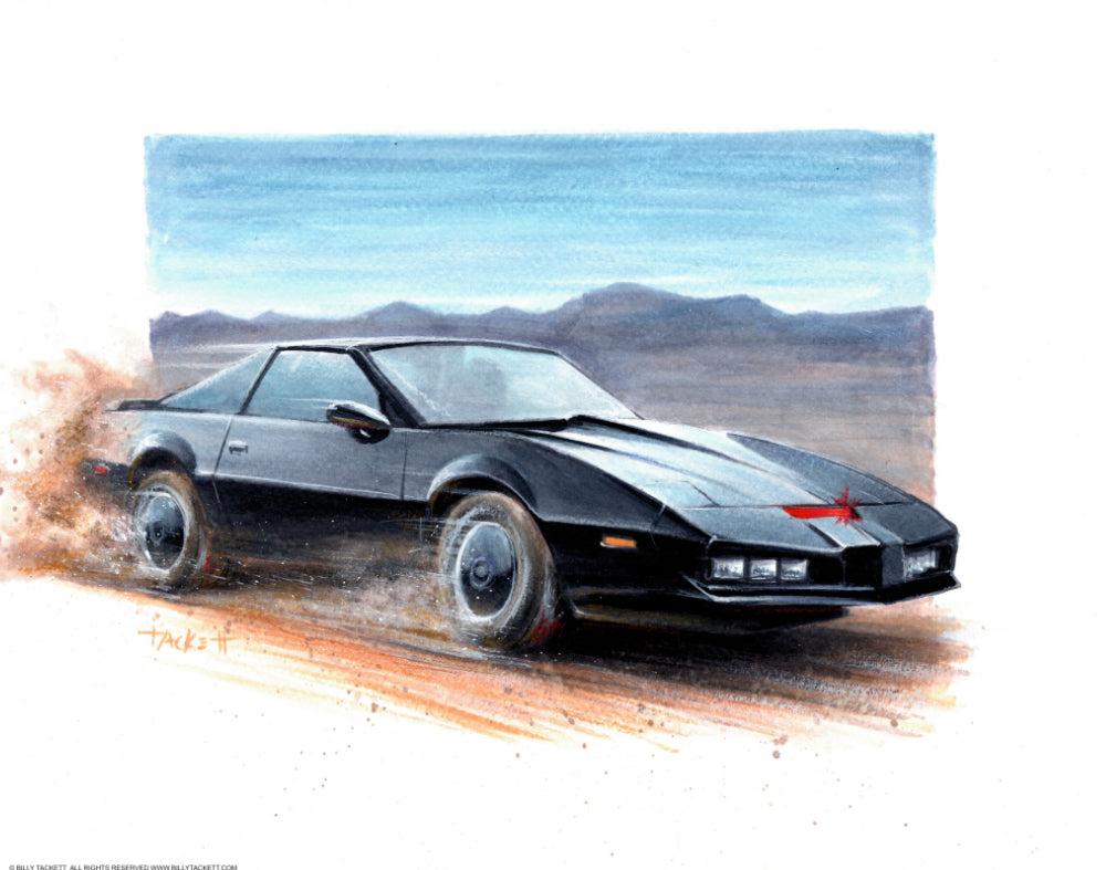 Knight Rider Art Print