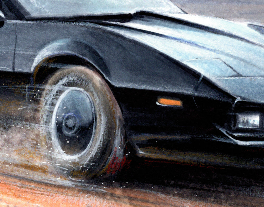 Knight Rider Original Painting