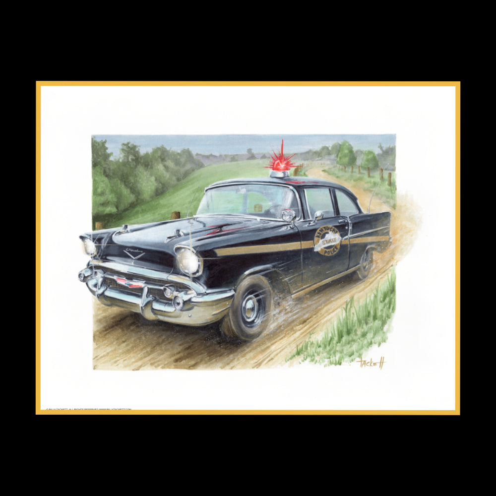 1957 Chevrolet Kentucky State Police Art Print