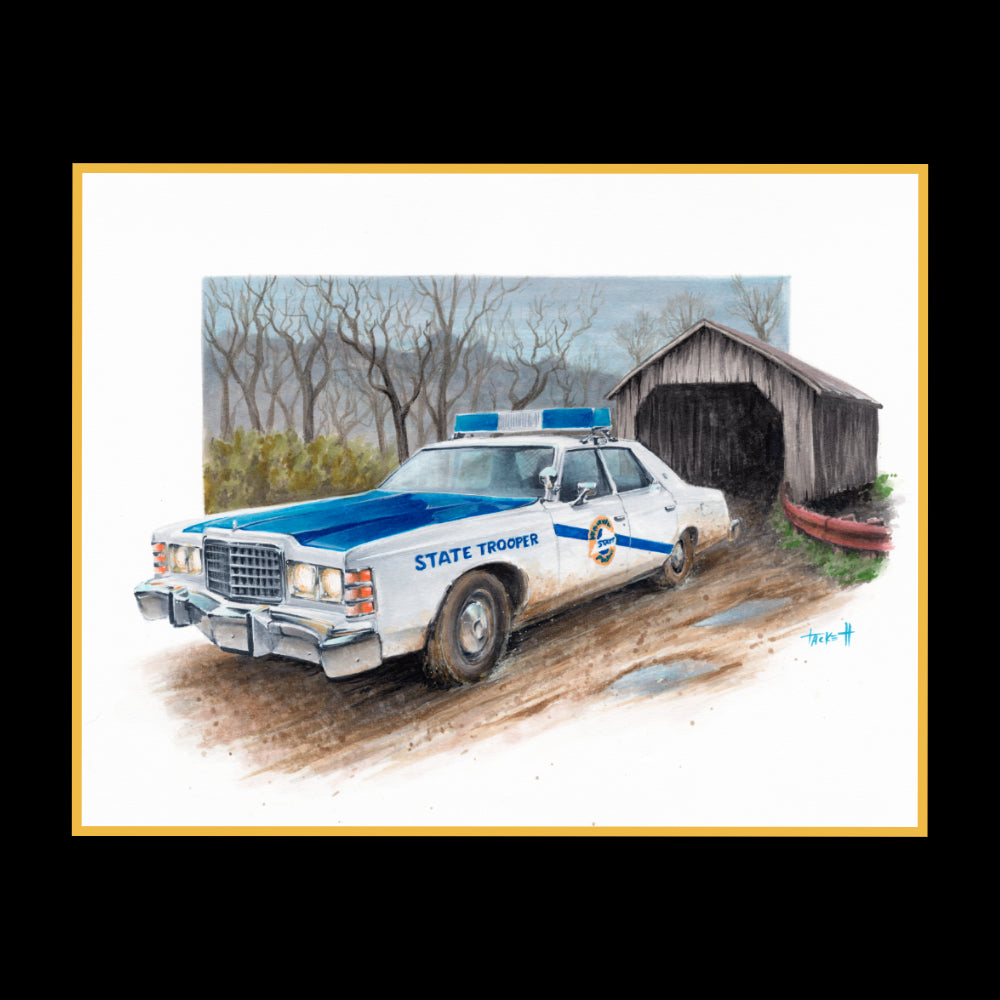 1978 Ford Kentucky State Police Art Print