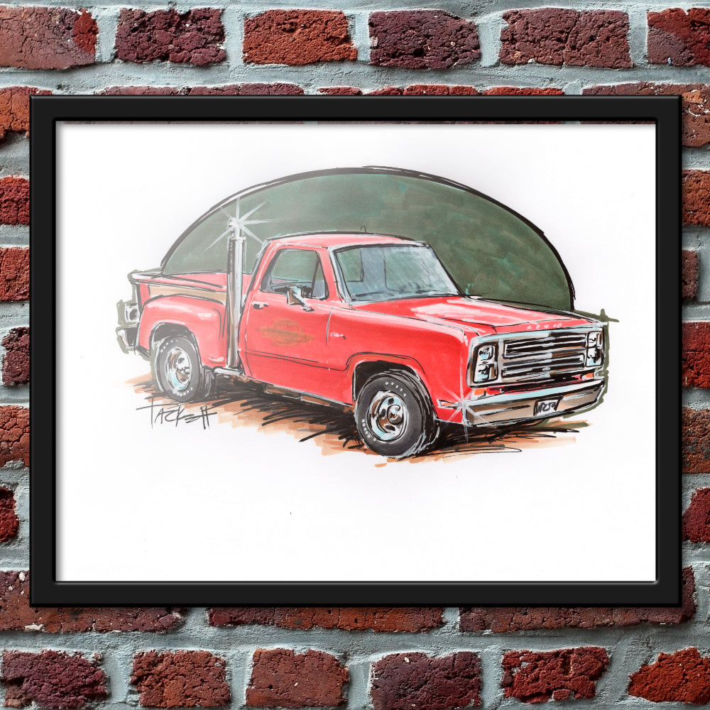 Framed Car Portrait