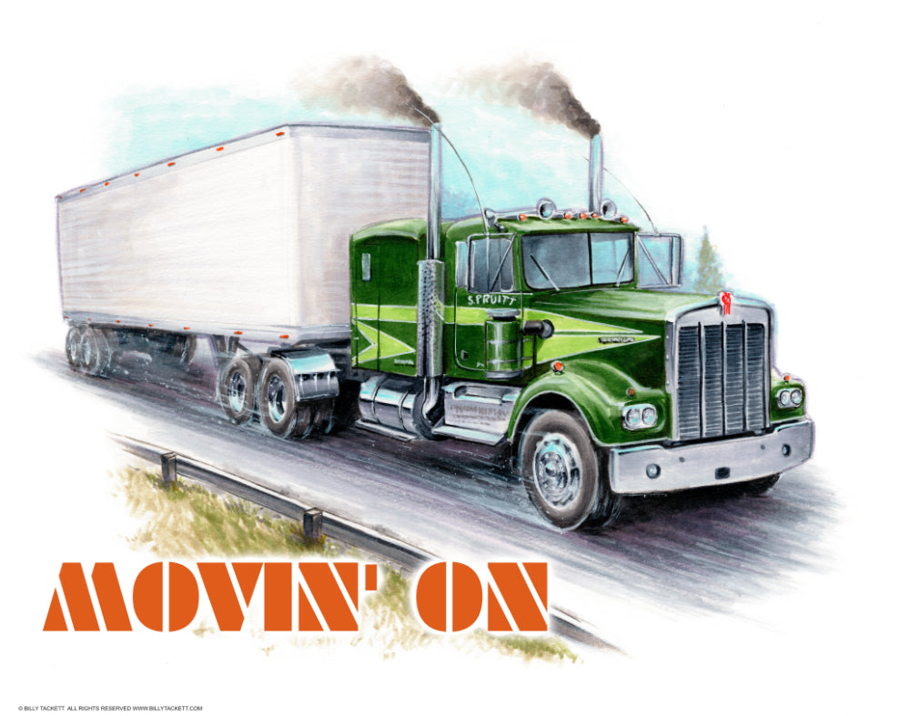 Movin' On Art Print