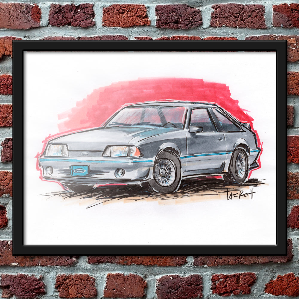 Framed Car Portrait