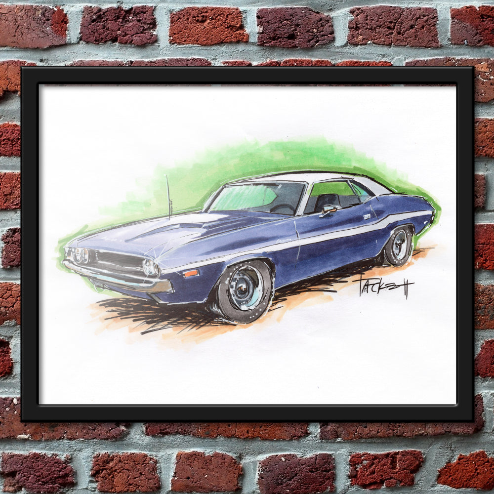 Framed Car Portrait