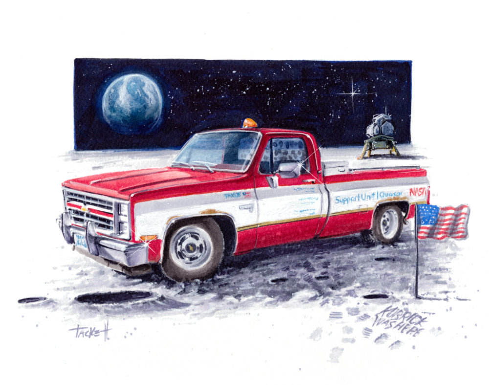 NASA Truck Art Print
