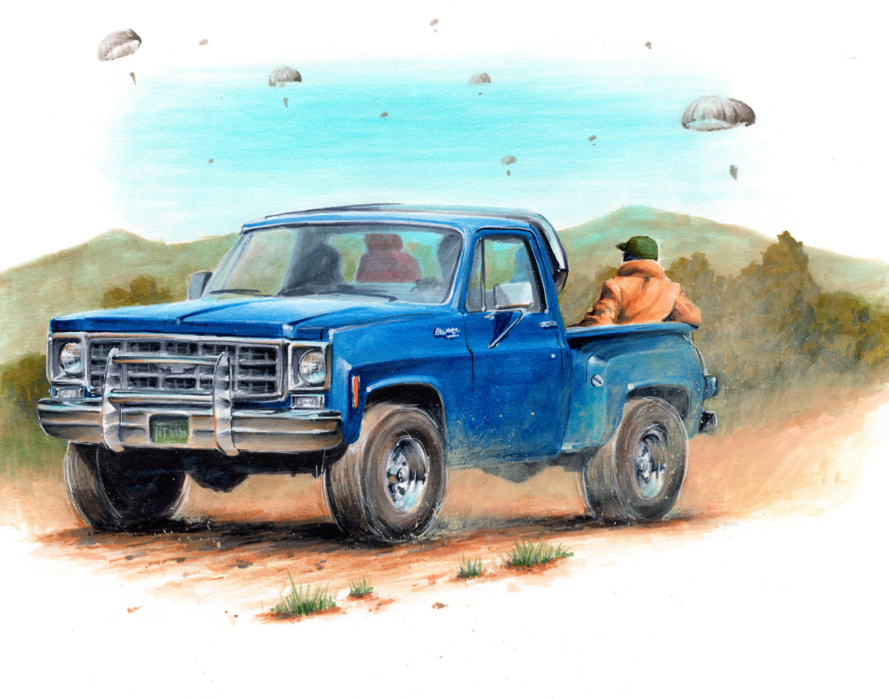 Red Dawn Original Painting