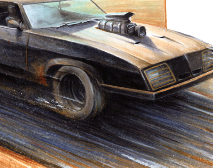 Mad Max 2: The Road Warrior Original Painting