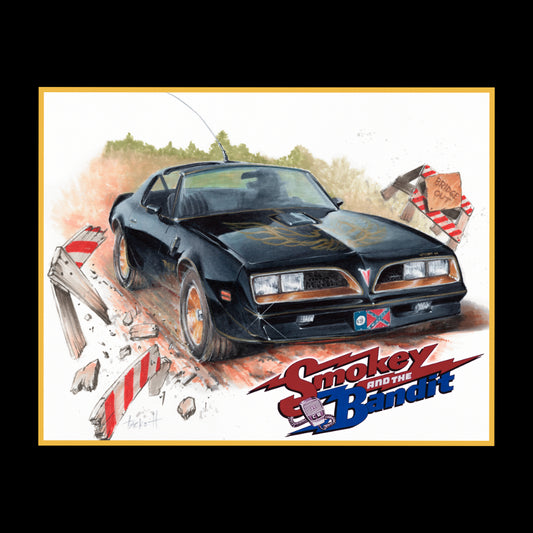 Smokey and the Bandit Art Print