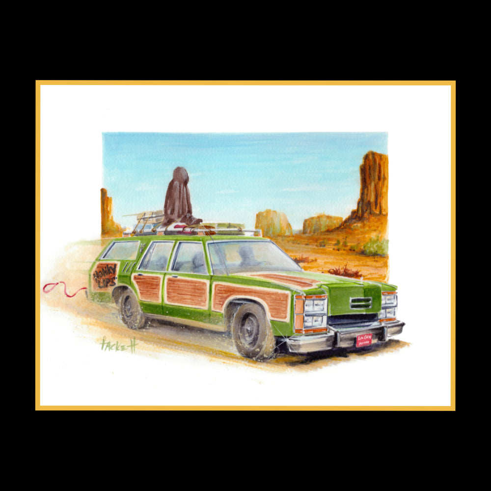 National Lampoon's Vacation Family Truckster Original Painting