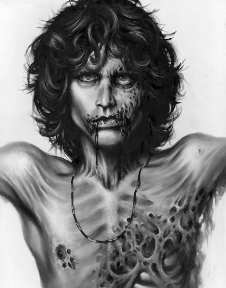 Jim Morrison Zombie Art Print