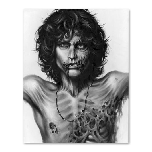 Jim Morrison Zombie Art Print