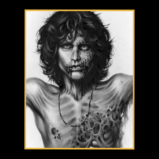 Jim Morrison Zombie Art Print