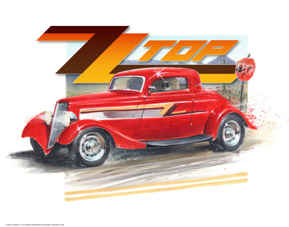 ZZ Top Art Print